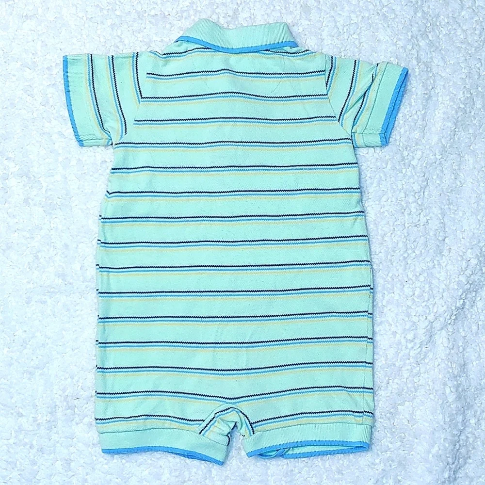 Bundle of Boy's 3-6mo Striped Rompers